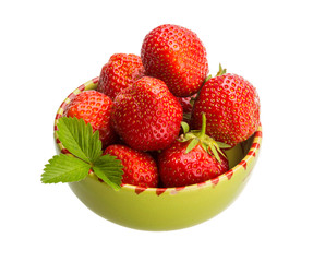 Strawberry in the bowl