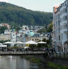 Karlovy Vary. Stock photo.