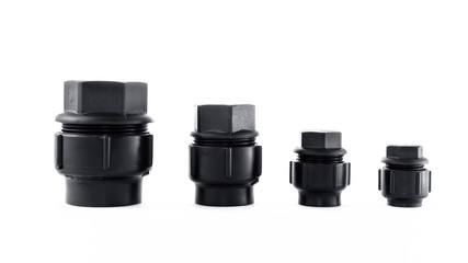 different size of Polybutylene(PB) end cap, Grab lock Fitting