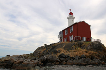 Fototapeta na wymiar Fisgard Lighthouse National Historic Site of Canada