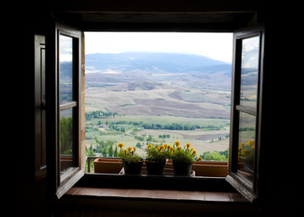 Typical Italy Tuscan landscape