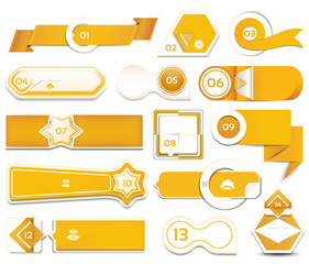 Modern infographics options banner. Vector illustration.