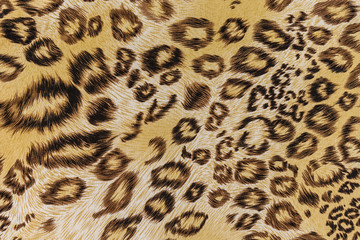 texture of fabric striped leopard