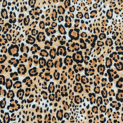 texture of fabric stripes leopard