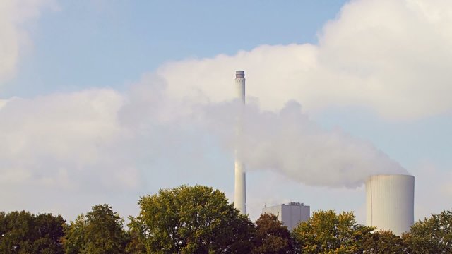Dampfwolke, Zeitraffer