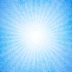 Grunge turquoise starburst effect background