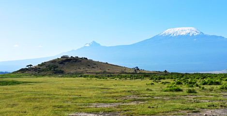 African savannah landscape