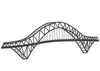 Silver Jubilee bridge drawing