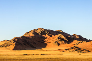 Plakat Sanddünen der Namib