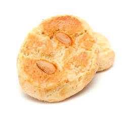 traditional canarian soft biscuits of butter and almonds,