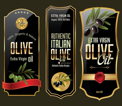 Olive gold and black banner collection