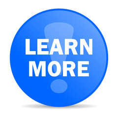 learn more internet blue icon