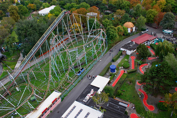MONTAGNE RUSSE AL PARCO PRATER DI VIENNA