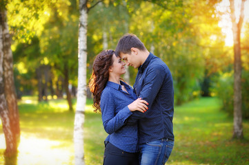 Happy Smiling Couple in love