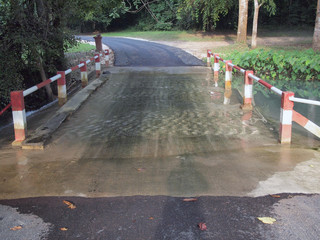 curve asphalt road view