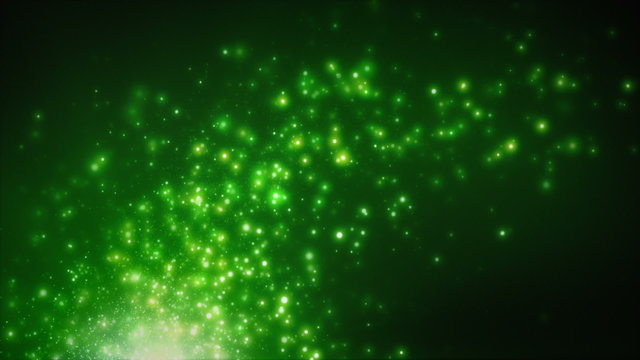 Particles Of Light Green