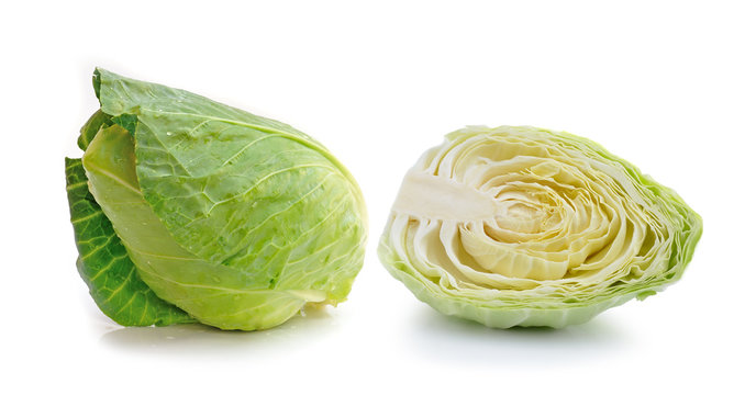 cabbage isolated on whith background