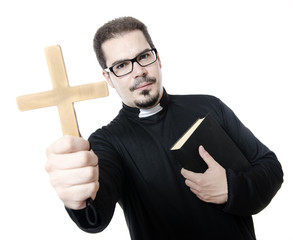 Isolated priest