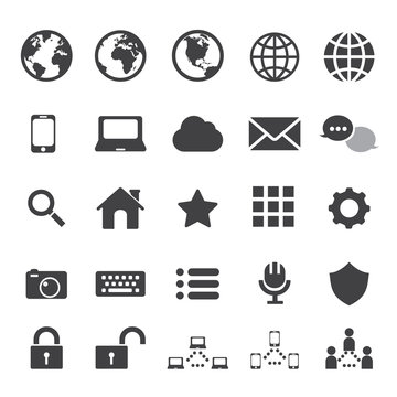 internet and communication icon