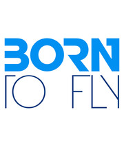 Born to Fly Heli Logo Design © Style-o-Mat-Design