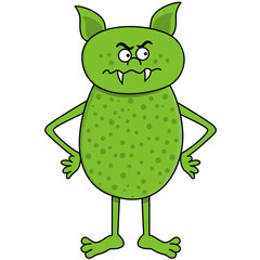 Angry green monster