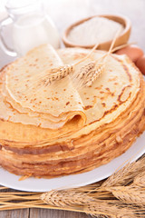 stack of crepes