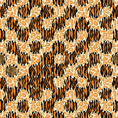Seamless patterned texture