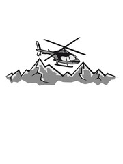 Berge Bergwacht Rettungsflieger Notruf © Style-o-Mat-Design