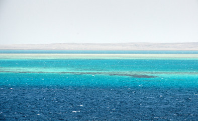 Overview of Small Islands in Red Sea from Hurghada