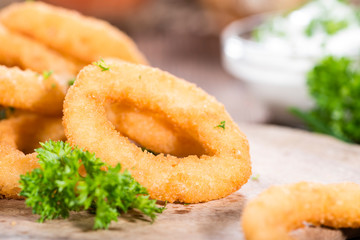 Portion of Onion Rings