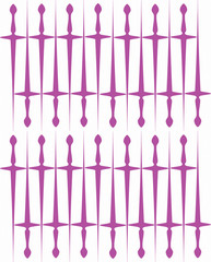 purple sword on white background