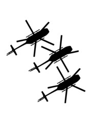 3 Helis von oben Ansicht top © Style-o-Mat-Design