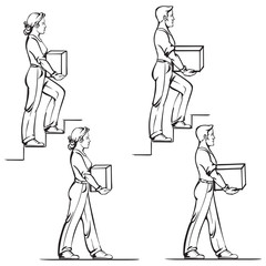 Safe carrying of heavy items: norms for men and women 2