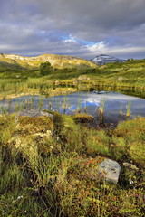 Fototapeta na wymiar Norwegia , krajobraz wiejski
