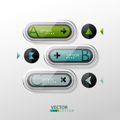Vector colorful design elements