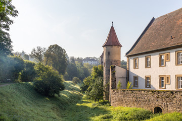 Medieval Bavarian City Sesslach in Germany