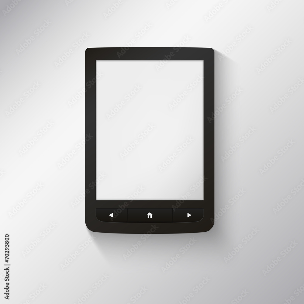 Poster e-book reader. you may add your own text or picture.