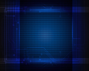 Abstract Technology circuit background vector illustration