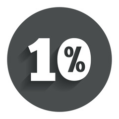 Fototapeta premium 10 percent discount sign icon. Sale symbol.