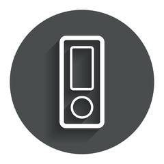 Document folder sign. Accounting binder symbol.