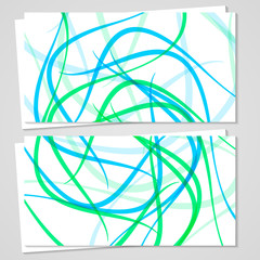 Vector business-card  set for your design