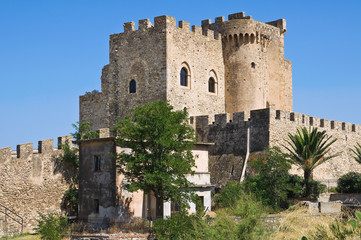 Fototapeta premium Castle of Roseto Capo Spulico. Calabria. Italy.