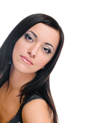 Naklejka premium Beautiful Woman Face