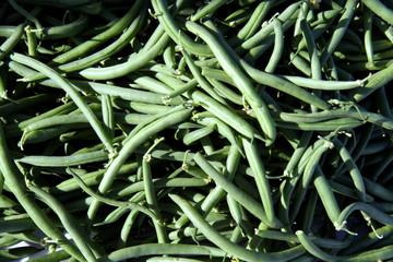 fresh organic green beans