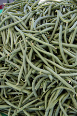 fresh organic green beans