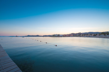 Pier at sunset