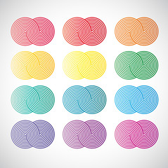 Background with palette.  Illustration 10 version.