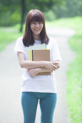 Fototapeta premium にこやかな女子学生