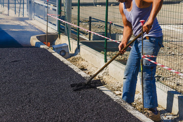 Fresatura per rivestimento di pavimentazioni in asfalto