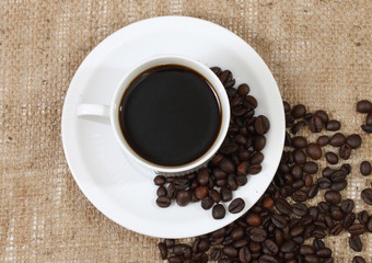 black coffee